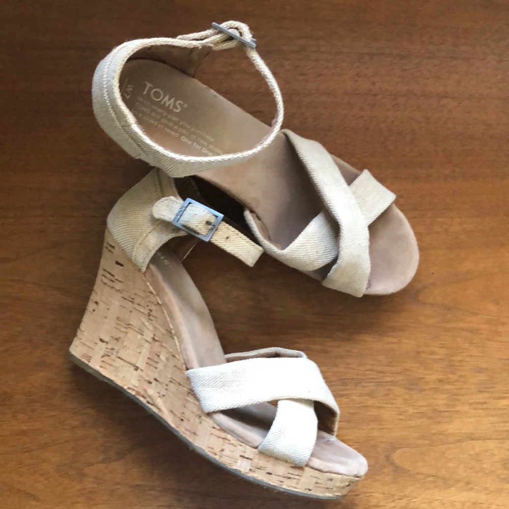 Toms Wedge Sandals